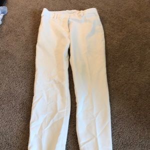 White professional pants
